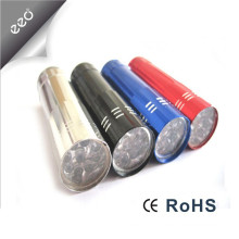 Factory Supply Colorful 3AAA battery Powered gift led flashlight, Aluminum gift Promotional Small Power led Flashlights